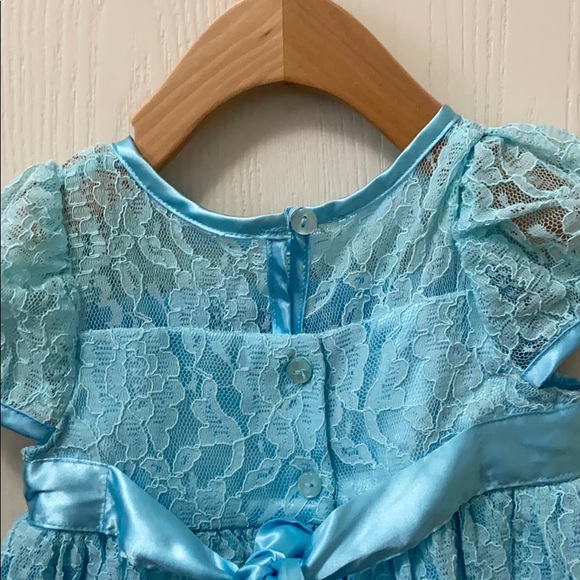 George Blue Lace Special Occasion Dress - Picture 5 of 7